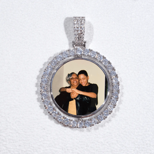 3D Spinning 2-Faced Custom Picture Pendant