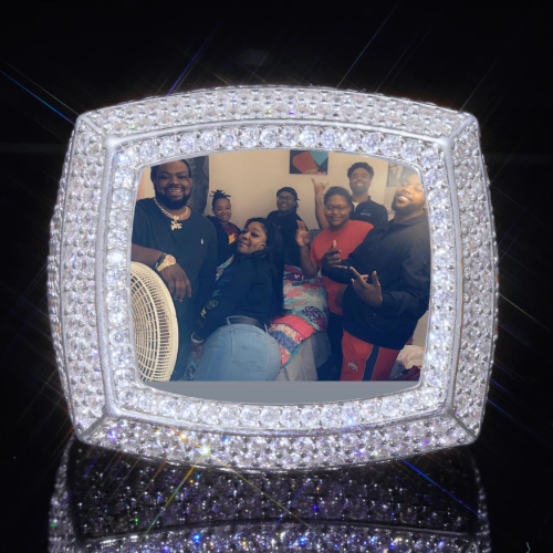 3D CUSTOM PICTURE ICED RING