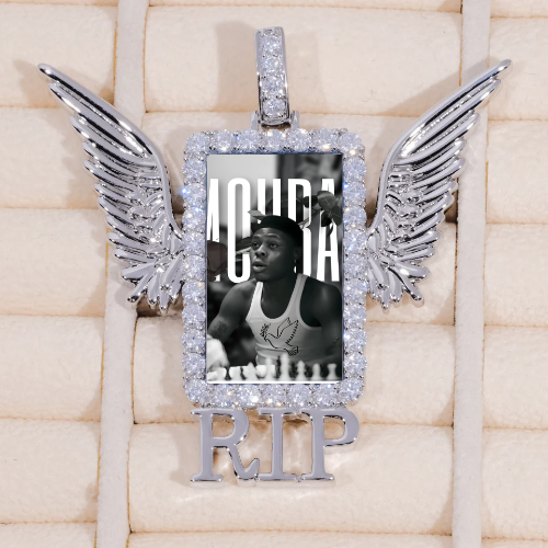 RIP WING 3D CUSTOM PICTURE PENDANT