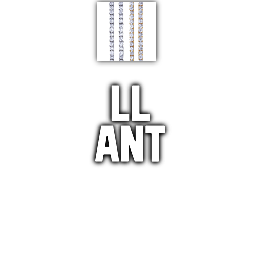 Custom Letters Baguette Two Layer Necklace