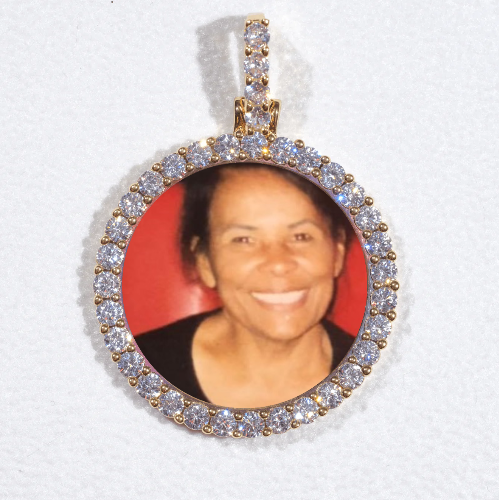 3D CIRCLE CUSTOM PICTURE PENDANT SMALL SIZE