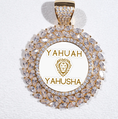 Large 3D Wheat Ear Custom Picture Pendant