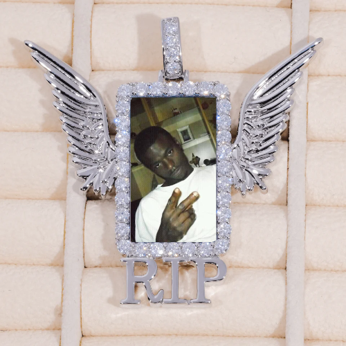 RIP WING 3D CUSTOM PICTURE PENDANT