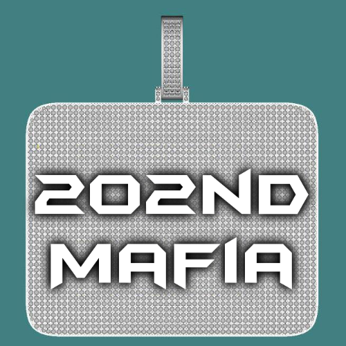CUSTOM LETTER NECKLACE 3D BIG SQUARE
