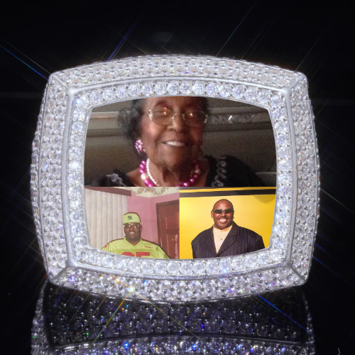 3D CUSTOM PICTURE ICED RING