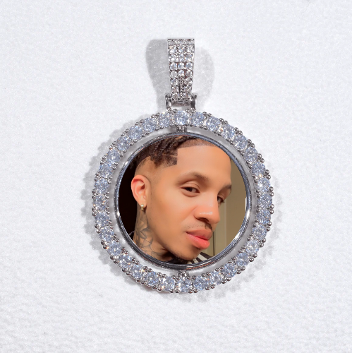 3D Spinning 2-Faced Custom Picture Pendant