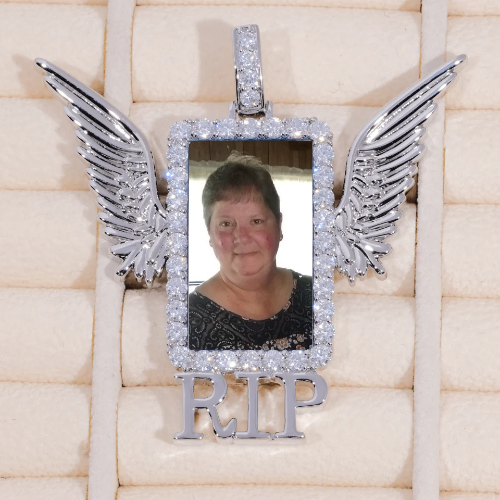RIP WING 3D CUSTOM PICTURE PENDANT