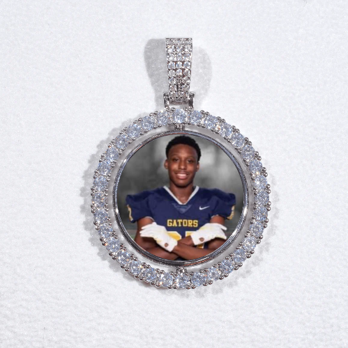 3D Spinning 2-Faced Custom Picture Pendant