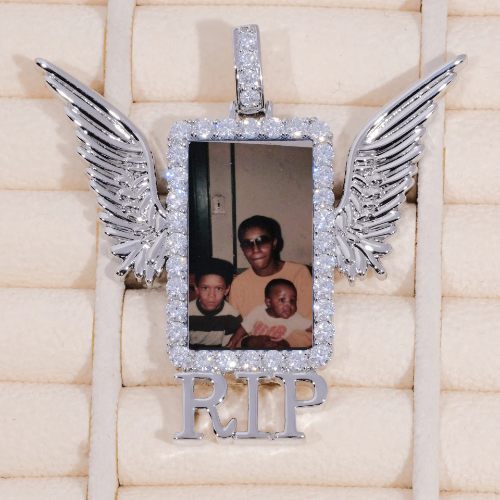 RIP WING 3D CUSTOM PICTURE PENDANT