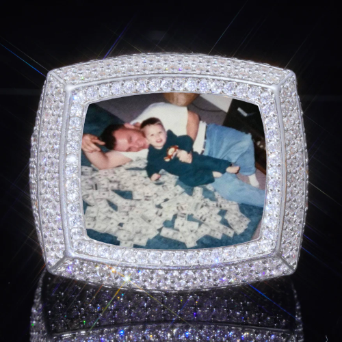 3D CUSTOM PICTURE ICED RING