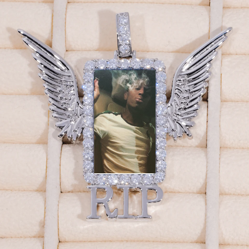 RIP WING 3D CUSTOM PICTURE PENDANT