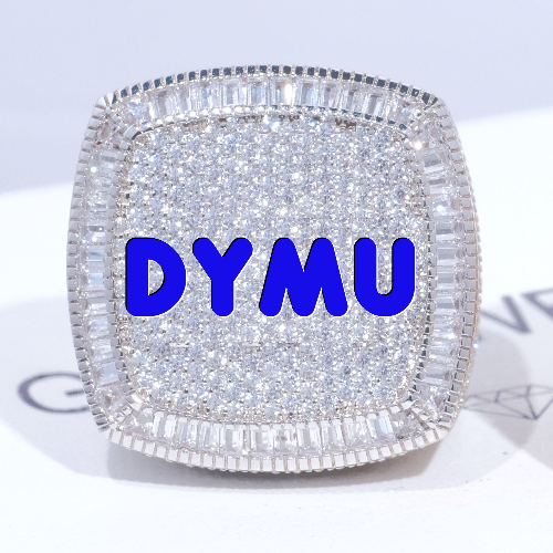 CUSTOM LETTER 3D ICED RING