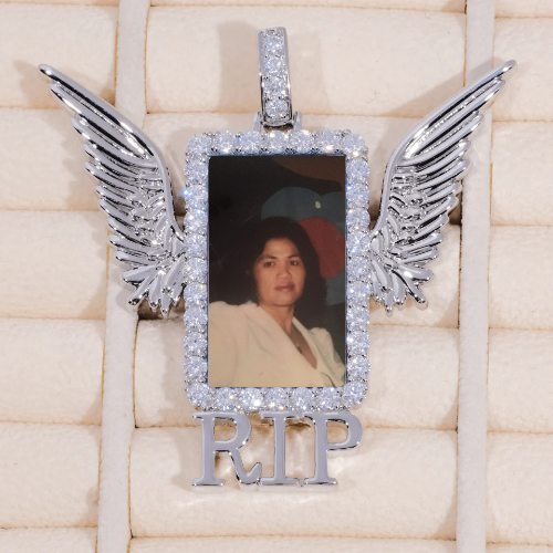 RIP WING 3D CUSTOM PICTURE PENDANT
