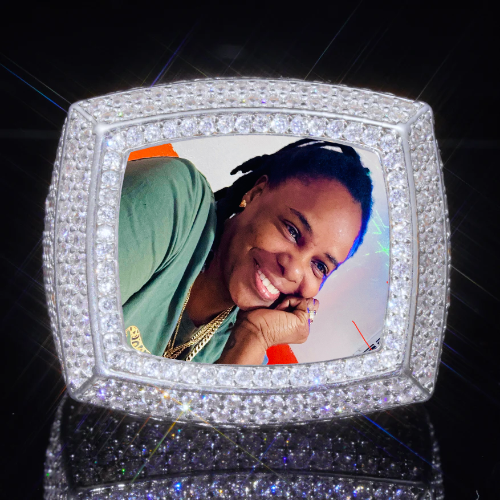 3D CUSTOM PICTURE ICED RING