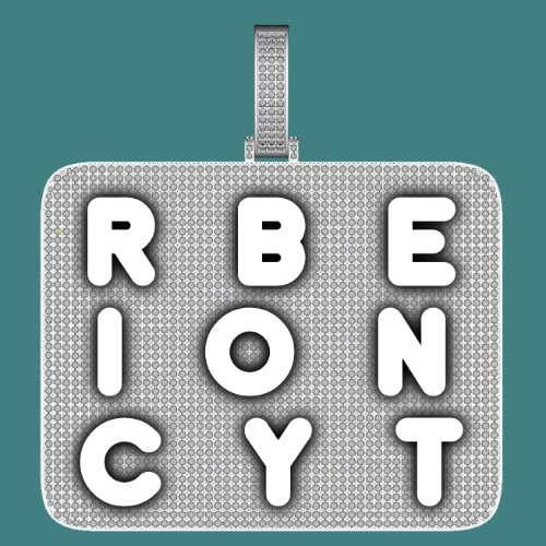 CUSTOM LETTER NECKLACE 3D BIG SQUARE