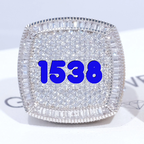 CUSTOM LETTER 3D ICED RING