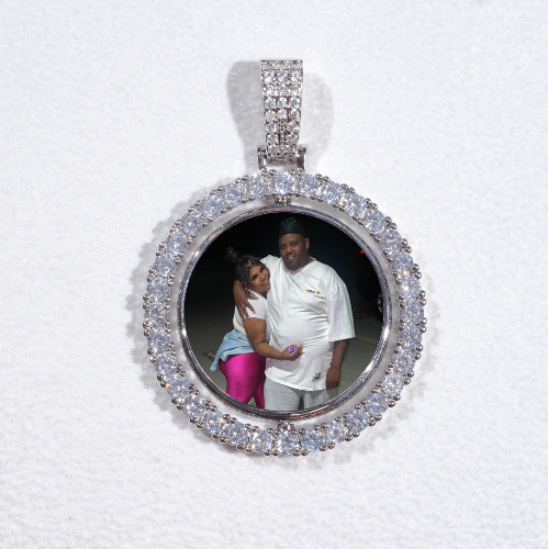 3D Spinning 2-Faced Custom Picture Pendant