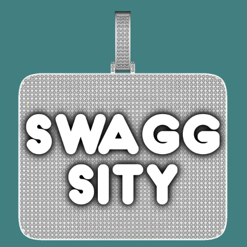 CUSTOM LETTER NECKLACE 3D BIG SQUARE