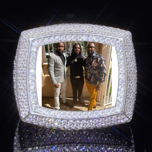 3D CUSTOM PICTURE ICED RING