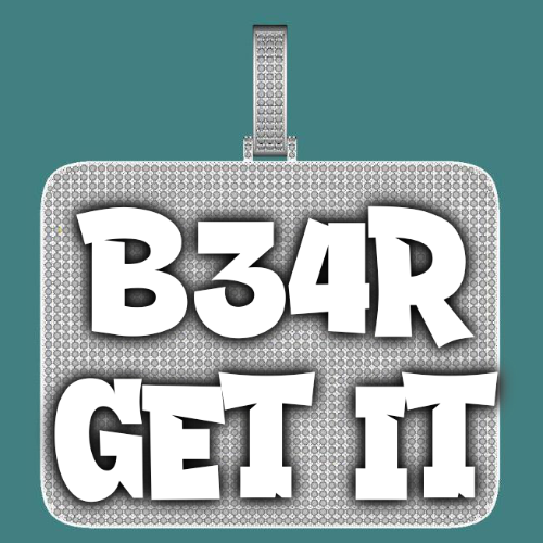 CUSTOM LETTER NECKLACE 3D BIG SQUARE