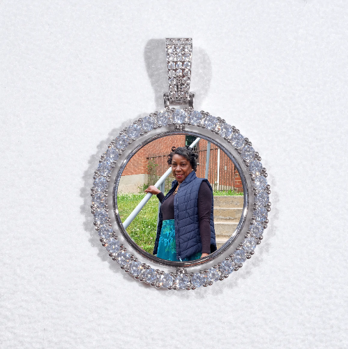 3D Spinning 2-Faced Custom Picture Pendant