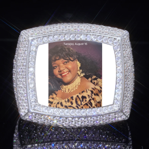 3D CUSTOM PICTURE ICED RING