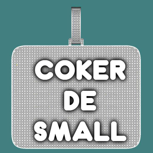 CUSTOM LETTER NECKLACE 3D BIG SQUARE
