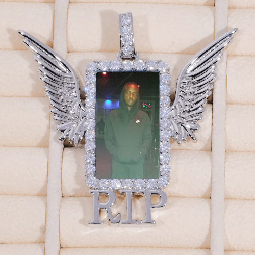 RIP WING 3D CUSTOM PICTURE PENDANT