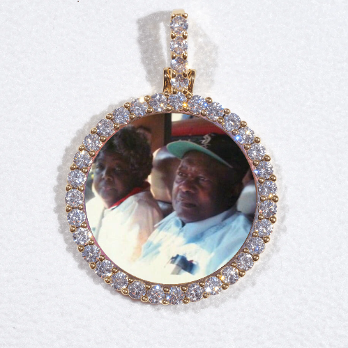 3D CIRCLE CUSTOM PICTURE PENDANT SMALL SIZE