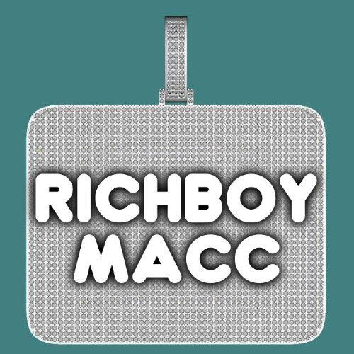 CUSTOM LETTER NECKLACE 3D BIG SQUARE