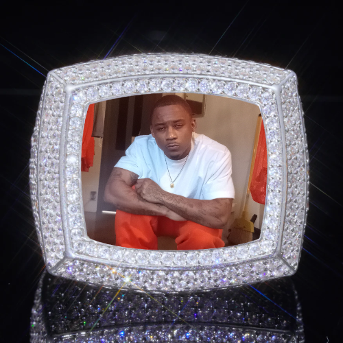3D CUSTOM PICTURE ICED RING