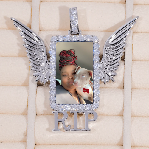 RIP WING 3D CUSTOM PICTURE PENDANT
