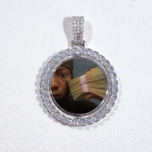 3D Spinning 2-Faced Custom Picture Pendant