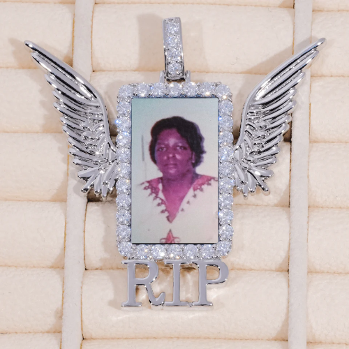 RIP WING 3D CUSTOM PICTURE PENDANT