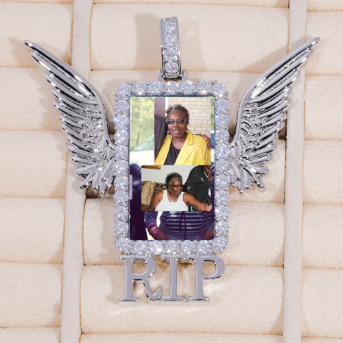 RIP WING 3D CUSTOM PICTURE PENDANT