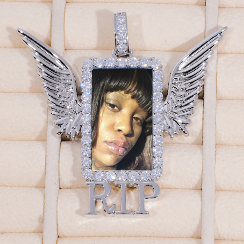 RIP WING 3D CUSTOM PICTURE PENDANT