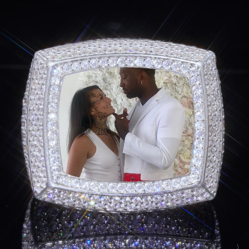 3D CUSTOM PICTURE ICED RING
