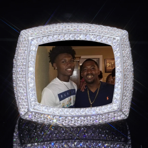 3D CUSTOM PICTURE ICED RING