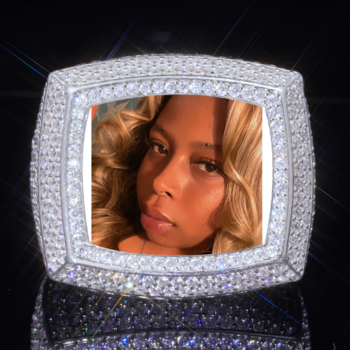 3D CUSTOM PICTURE ICED RING