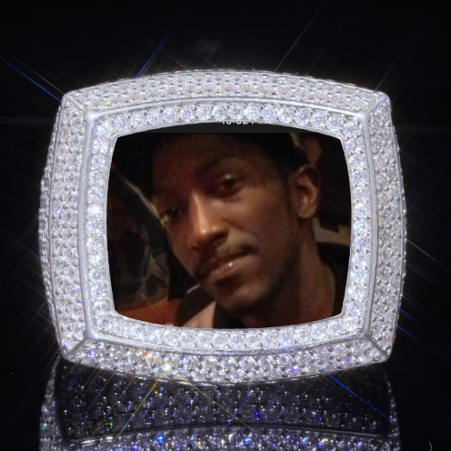 3D CUSTOM PICTURE ICED RING