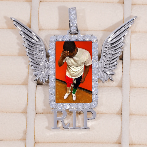 RIP WING 3D CUSTOM PICTURE PENDANT