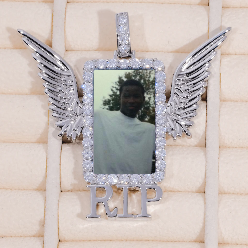 RIP WING 3D CUSTOM PICTURE PENDANT