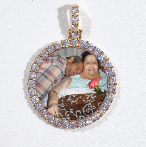 3D CIRCLE CUSTOM PICTURE PENDANT SMALL SIZE