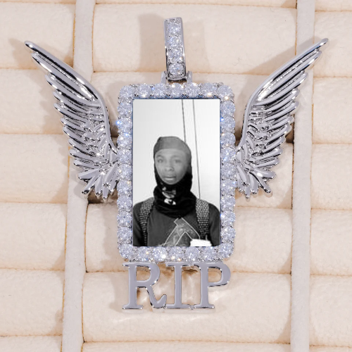 RIP WING 3D CUSTOM PICTURE PENDANT