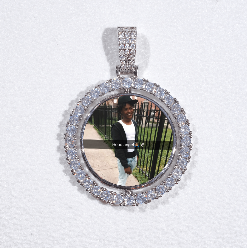 3D Spinning 2-Faced Custom Picture Pendant