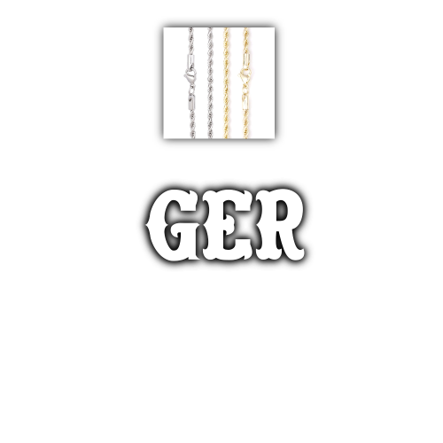 Custom Letters Freibeuter Font Necklace