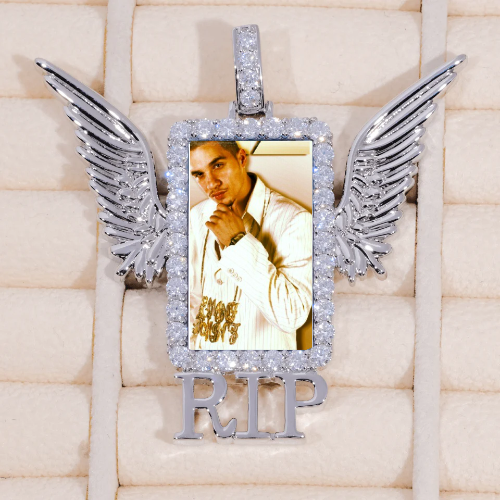 RIP WING 3D CUSTOM PICTURE PENDANT