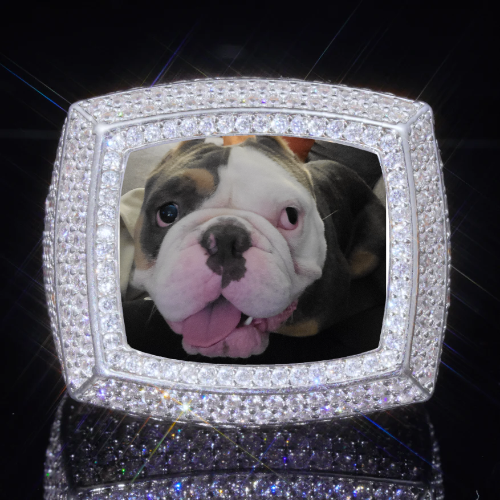 3D CUSTOM PICTURE ICED RING