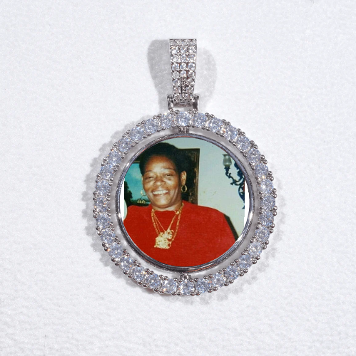 3D Spinning 2-Faced Custom Picture Pendant