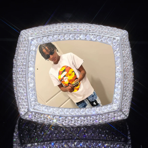 3D CUSTOM PICTURE ICED RING